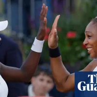 Serena Williams makes winning return to tennis with victory in Queen’s doubles