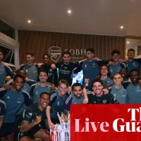 Arsenal crowned Premier League champions for first time in 22 years – as it happened