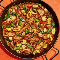 Paella de Pollo con Verduras
